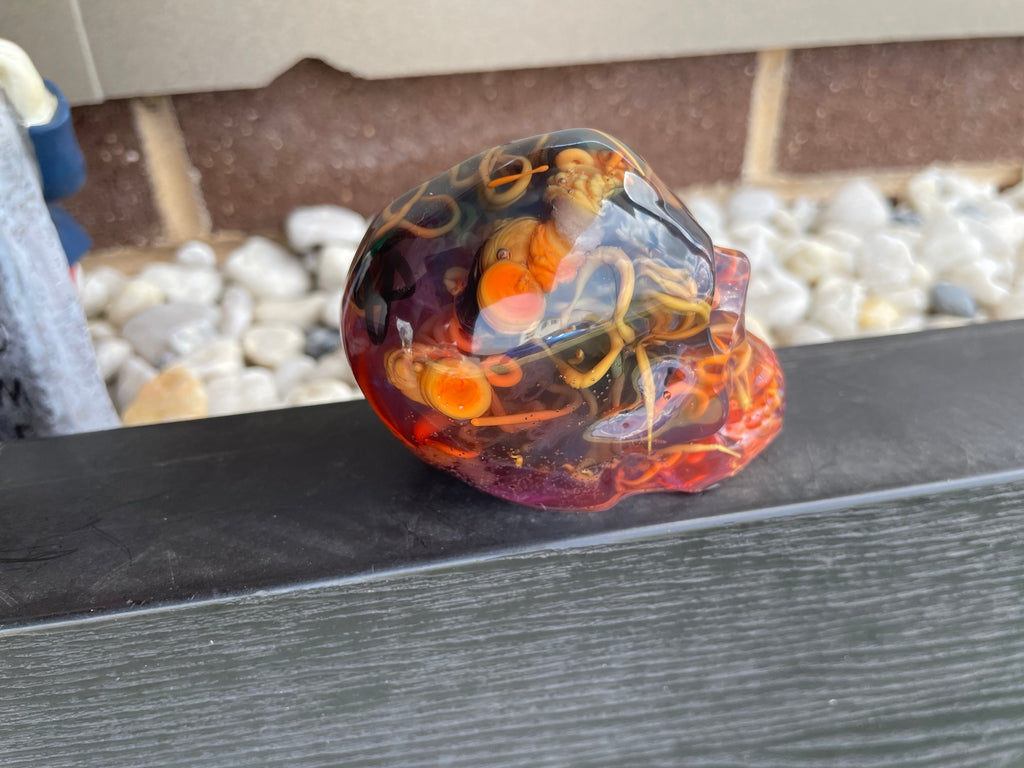 Resin Filament Recycled Skull