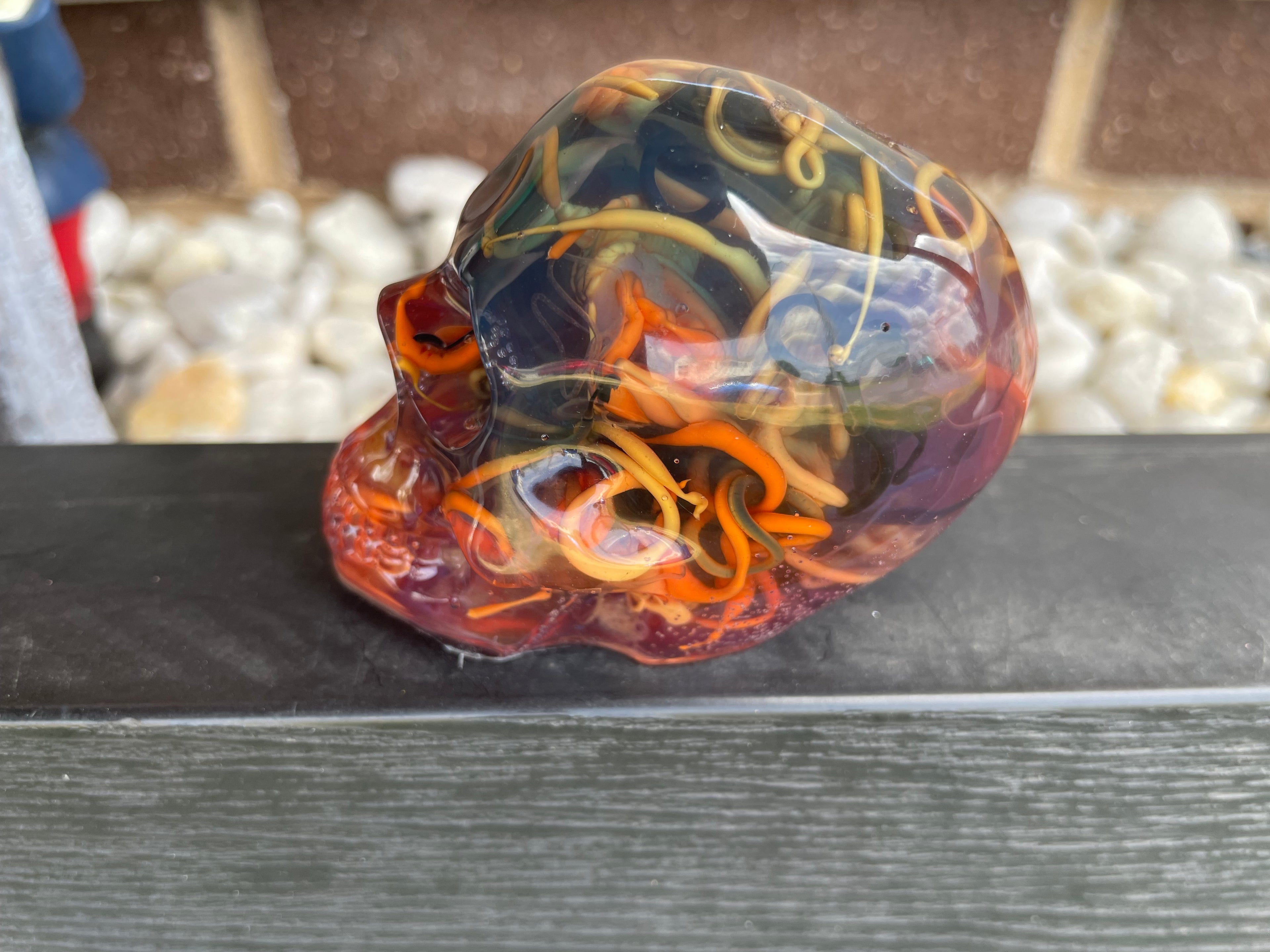 Resin Filament Recycled Skull