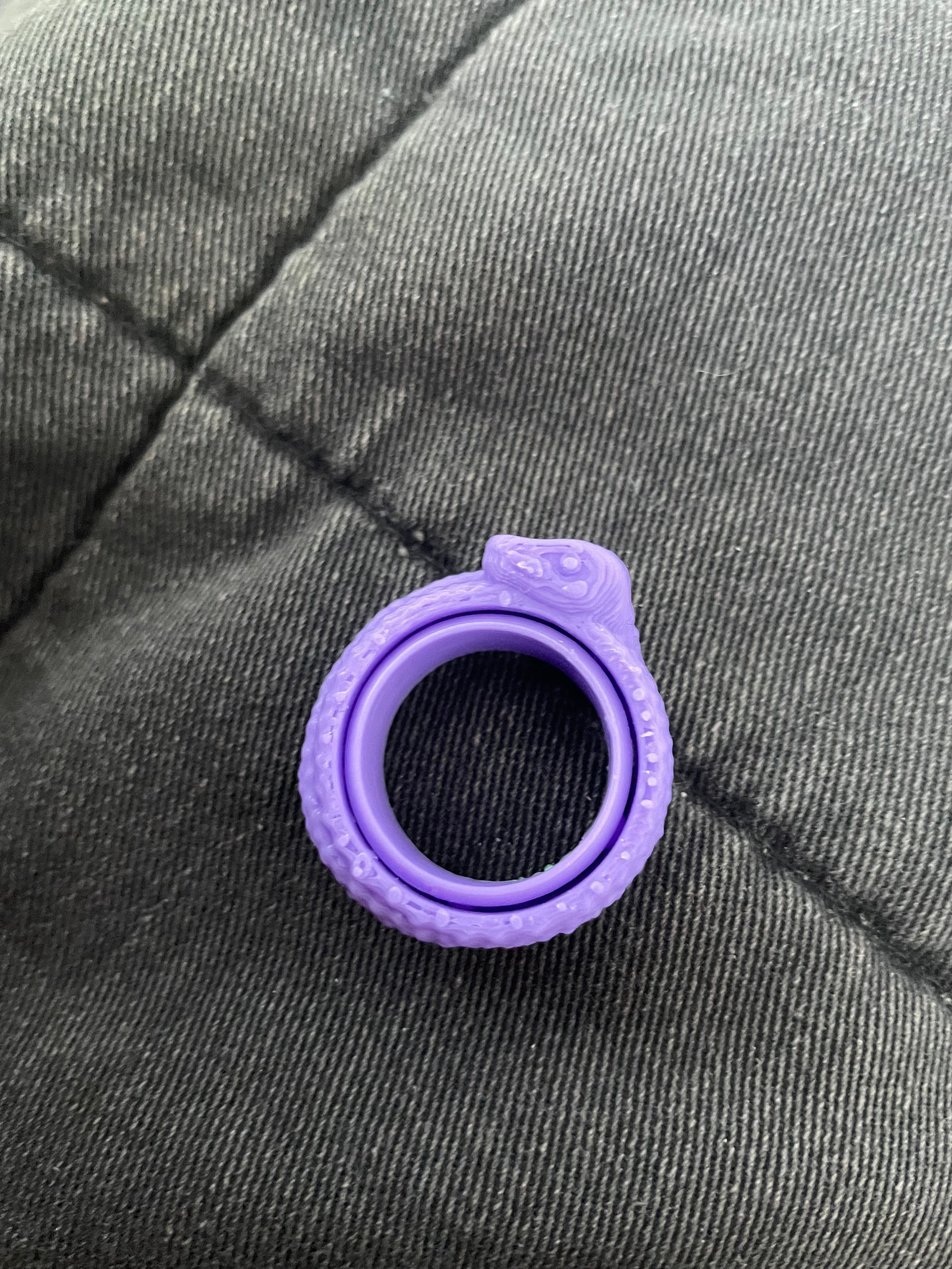 Fidget rings (Snake and bumpy)