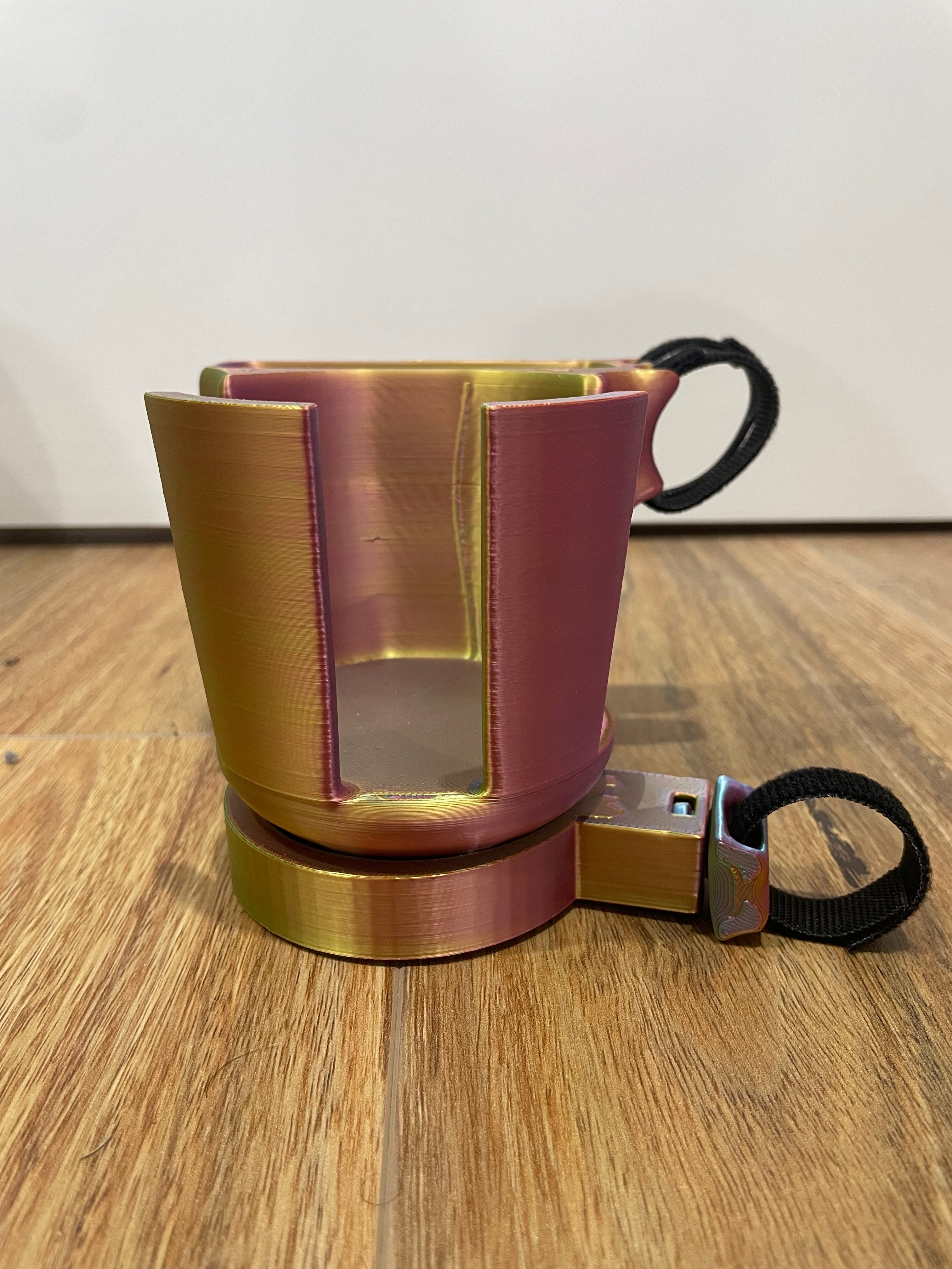 Cup/Phone holder for wheelchair users