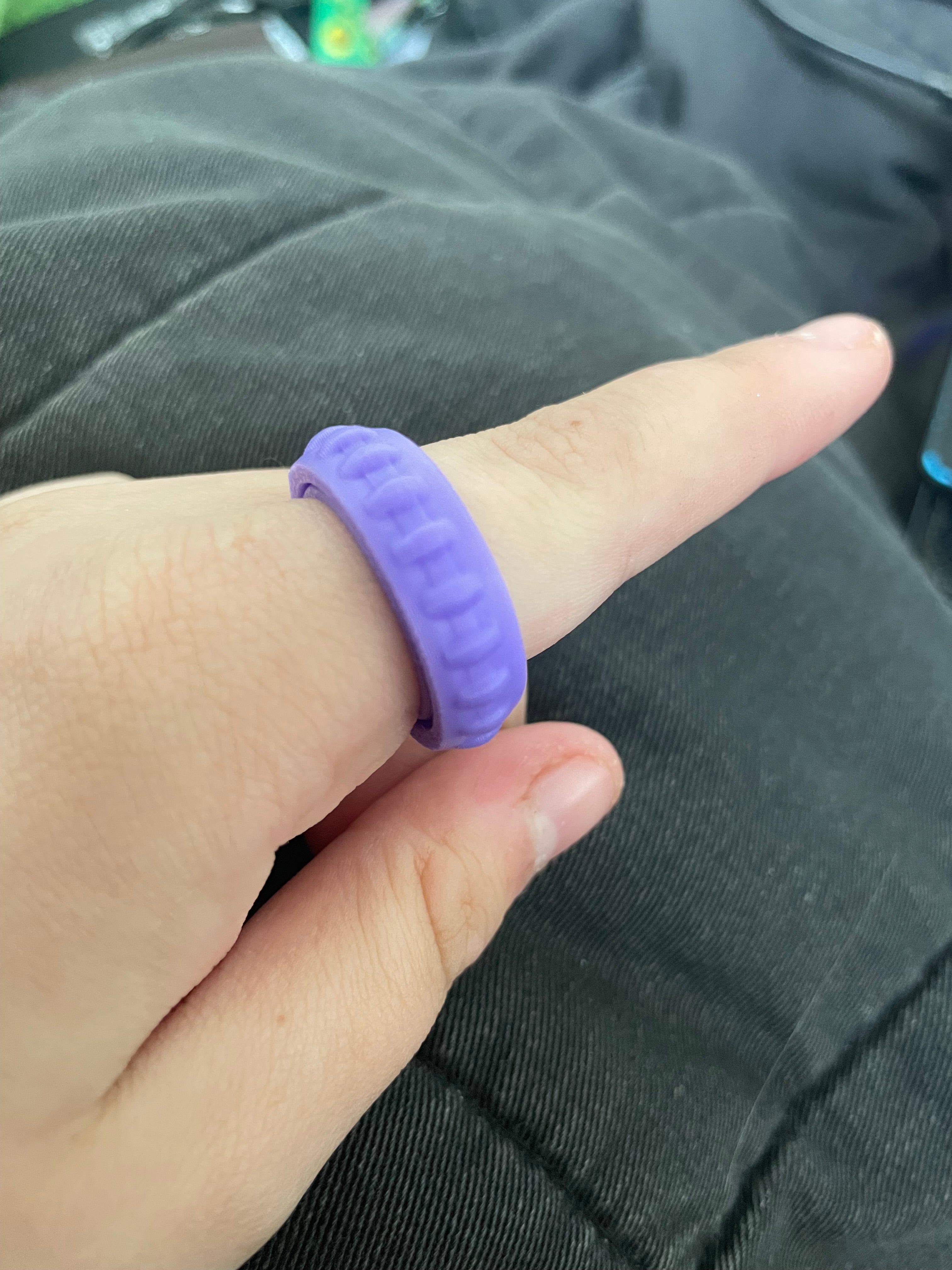 Fidget rings (Snake and bumpy)