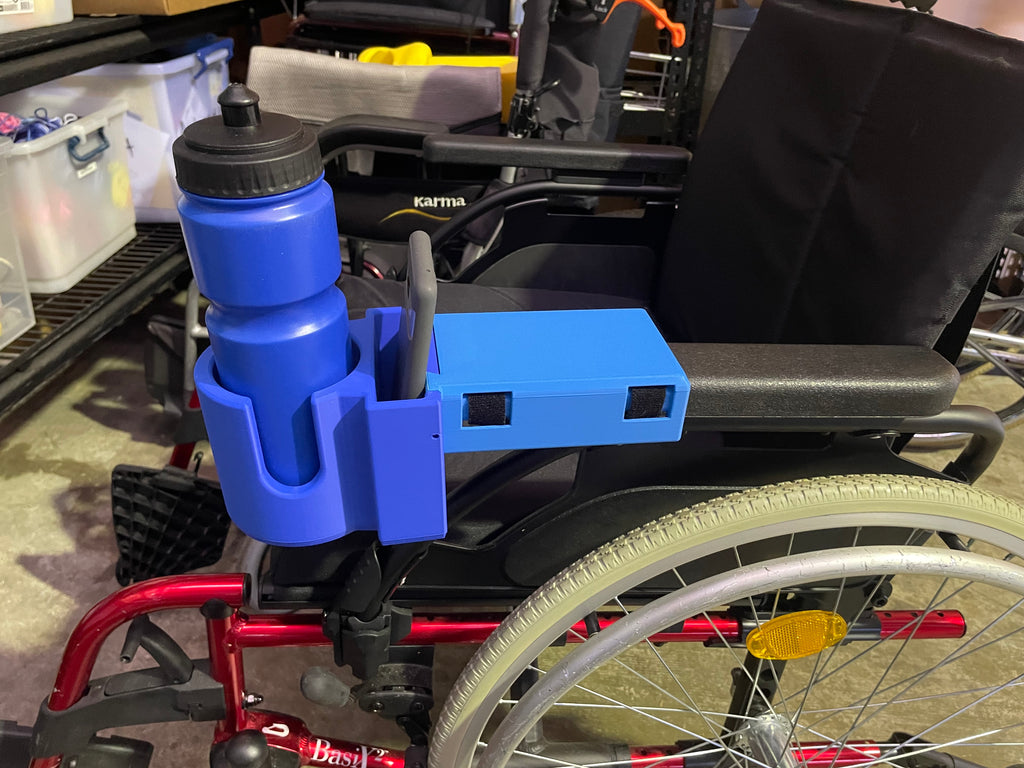 Arm Cup/Phone holder for wheelchair users