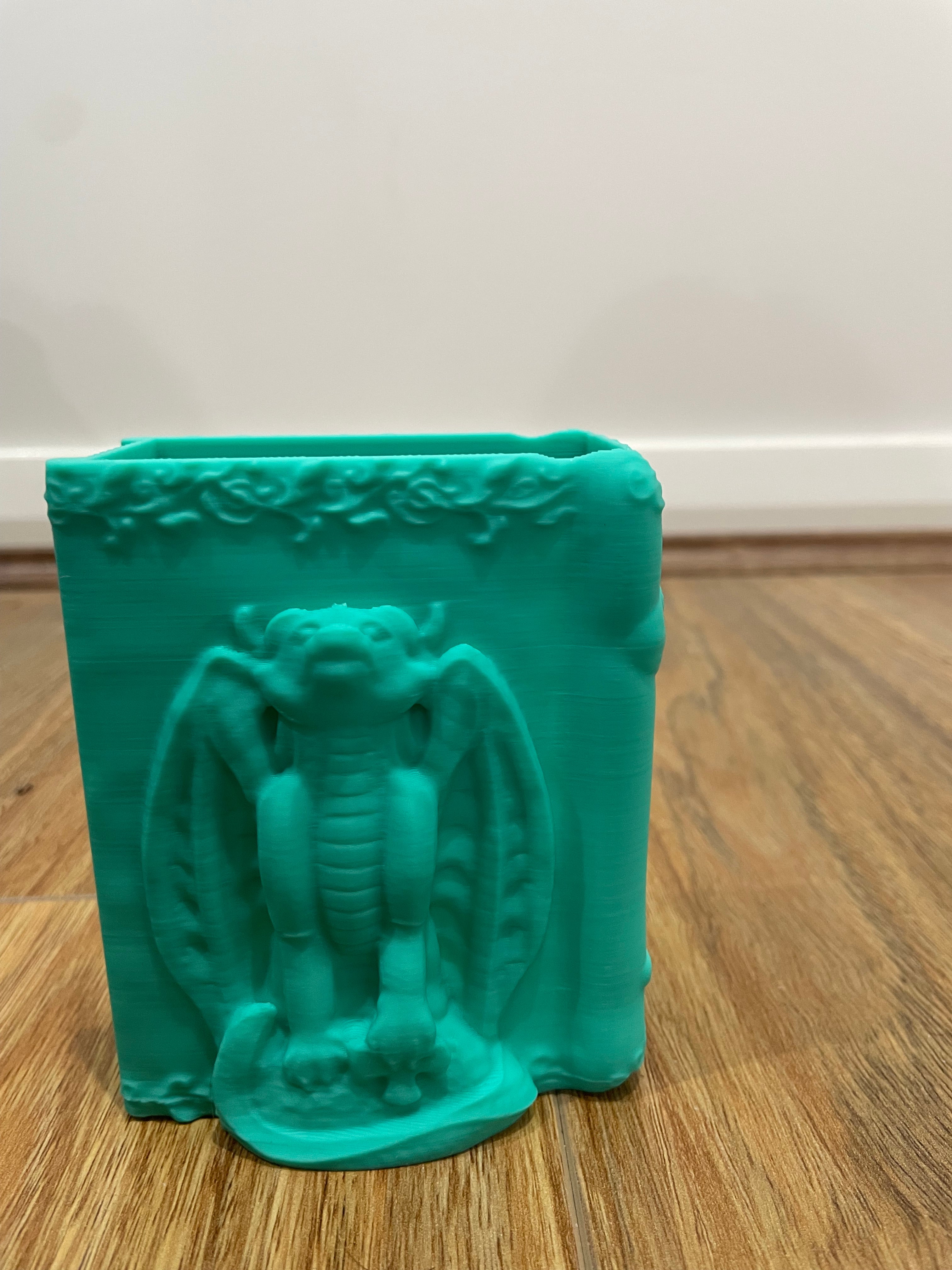 Dragon book themed bookmark holder