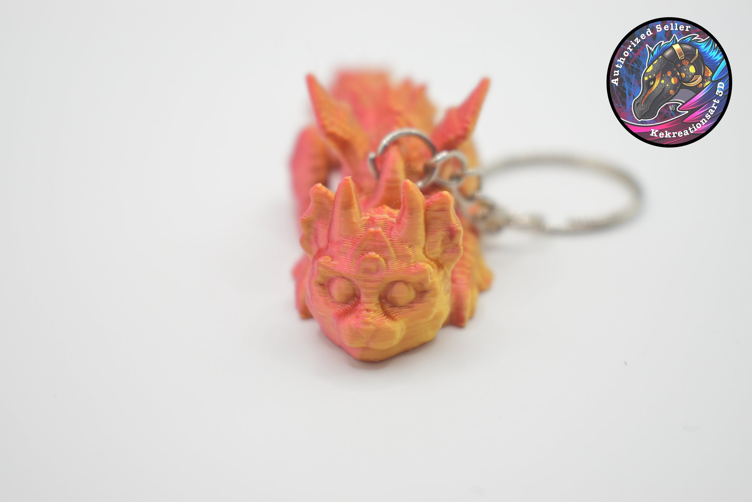 Animal Scruffed Keyring