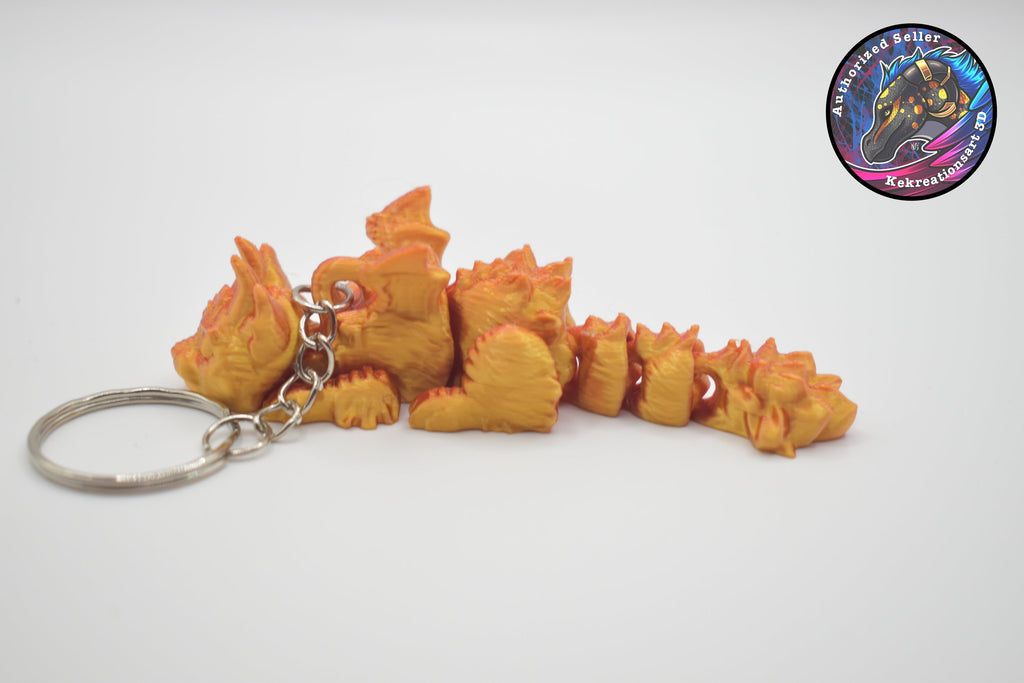 Animal Scruffed Keyring