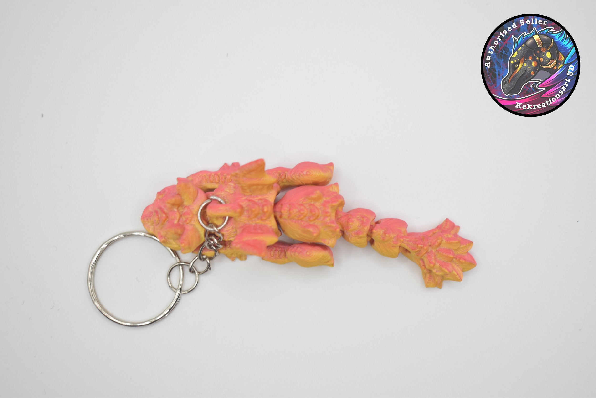 Animal Scruffed Keyring