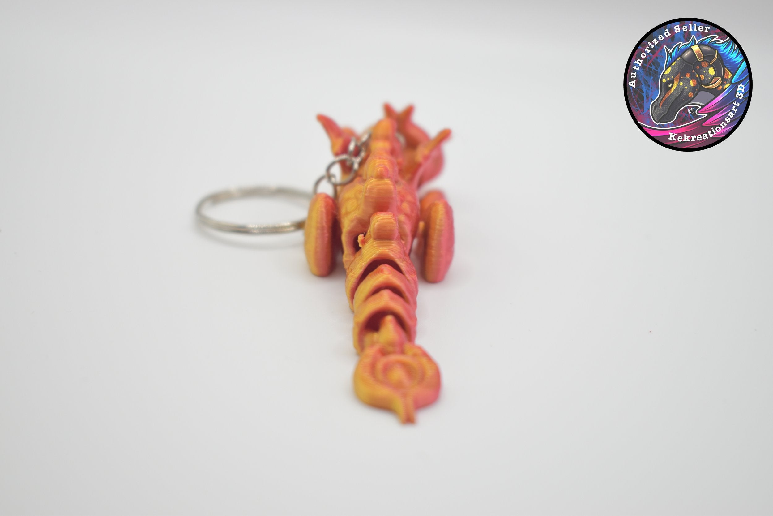 Animal Scruffed Keyring