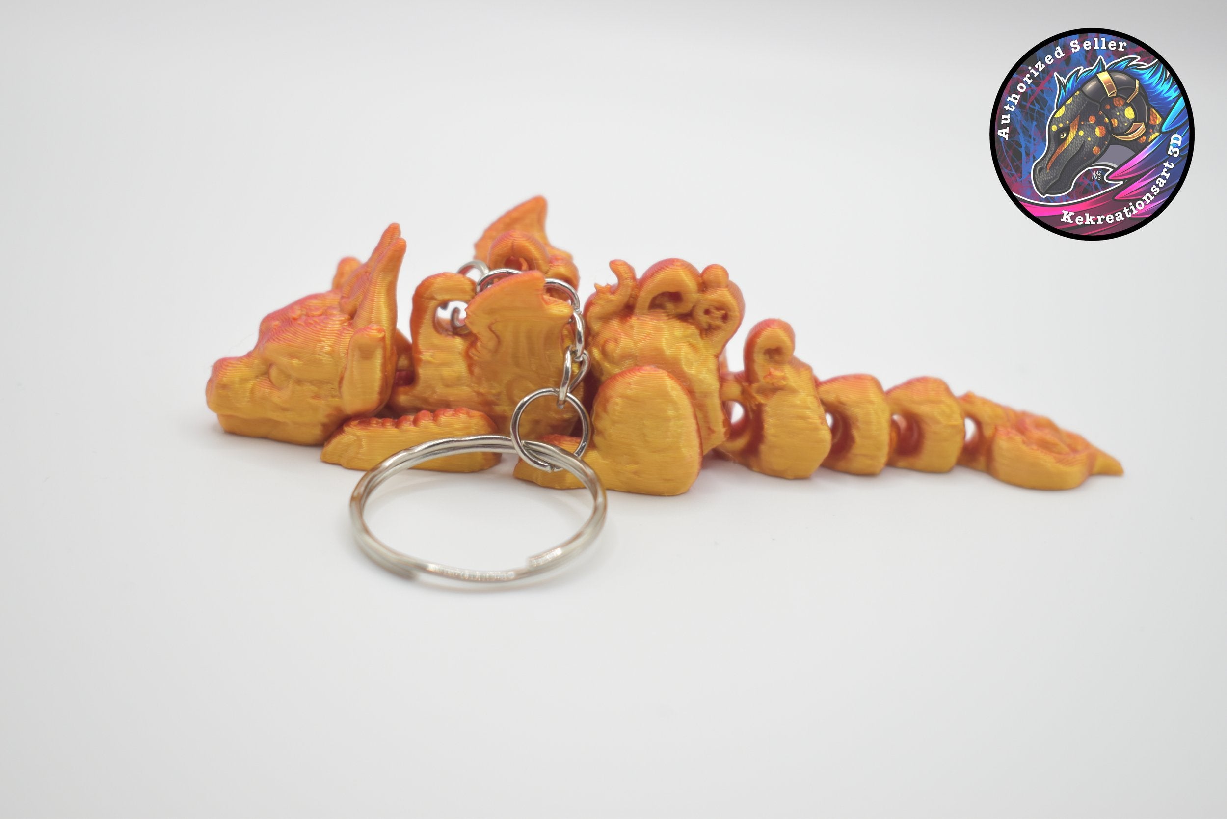 Animal Scruffed Keyring