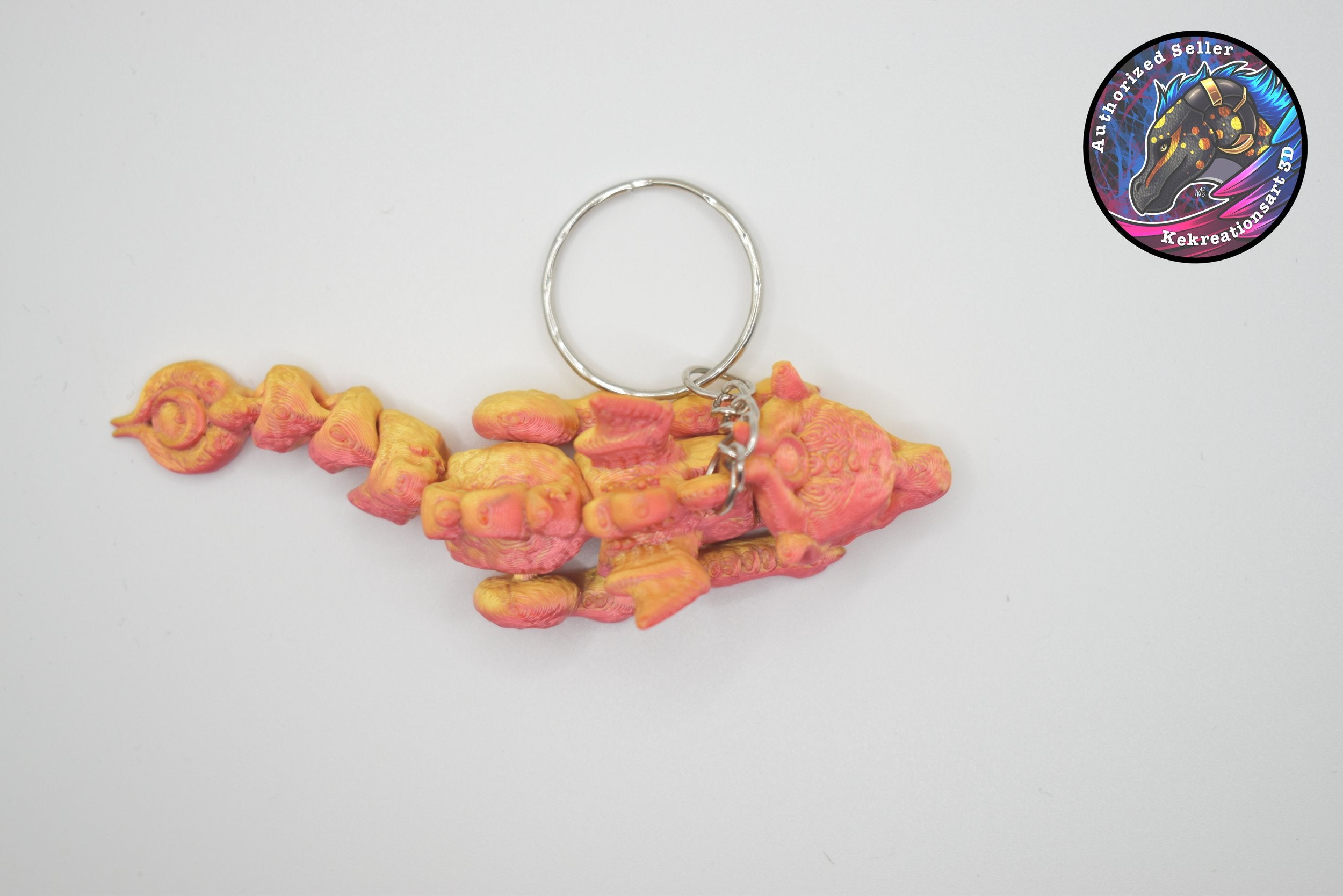 Animal Scruffed Keyring