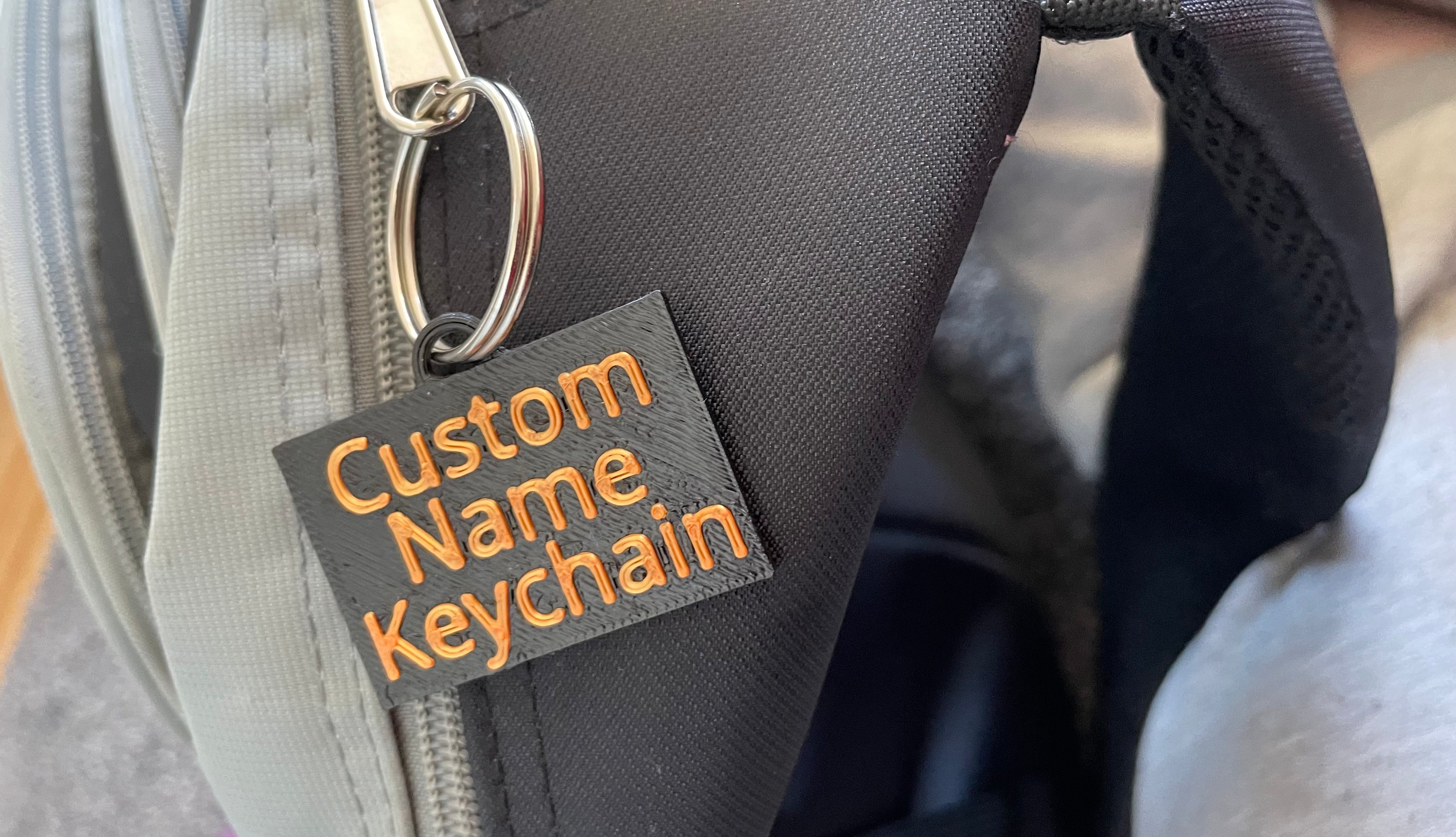 Custom Name Keychain