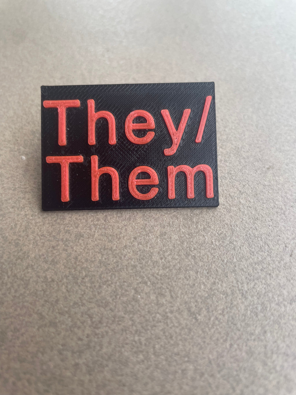 Glow in the Dark Pronouns Pin