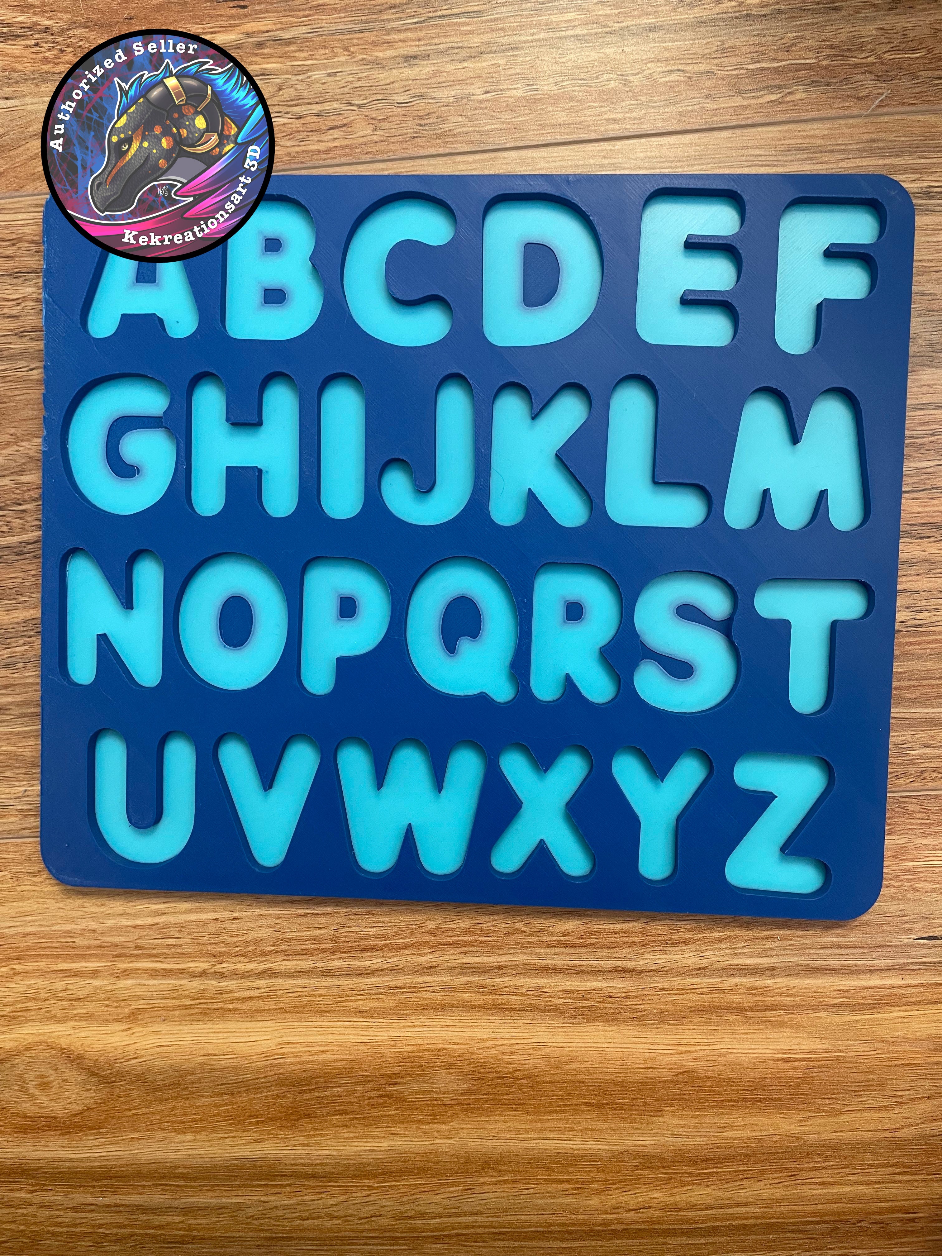 English Alphabet Puzzle - Braille version available