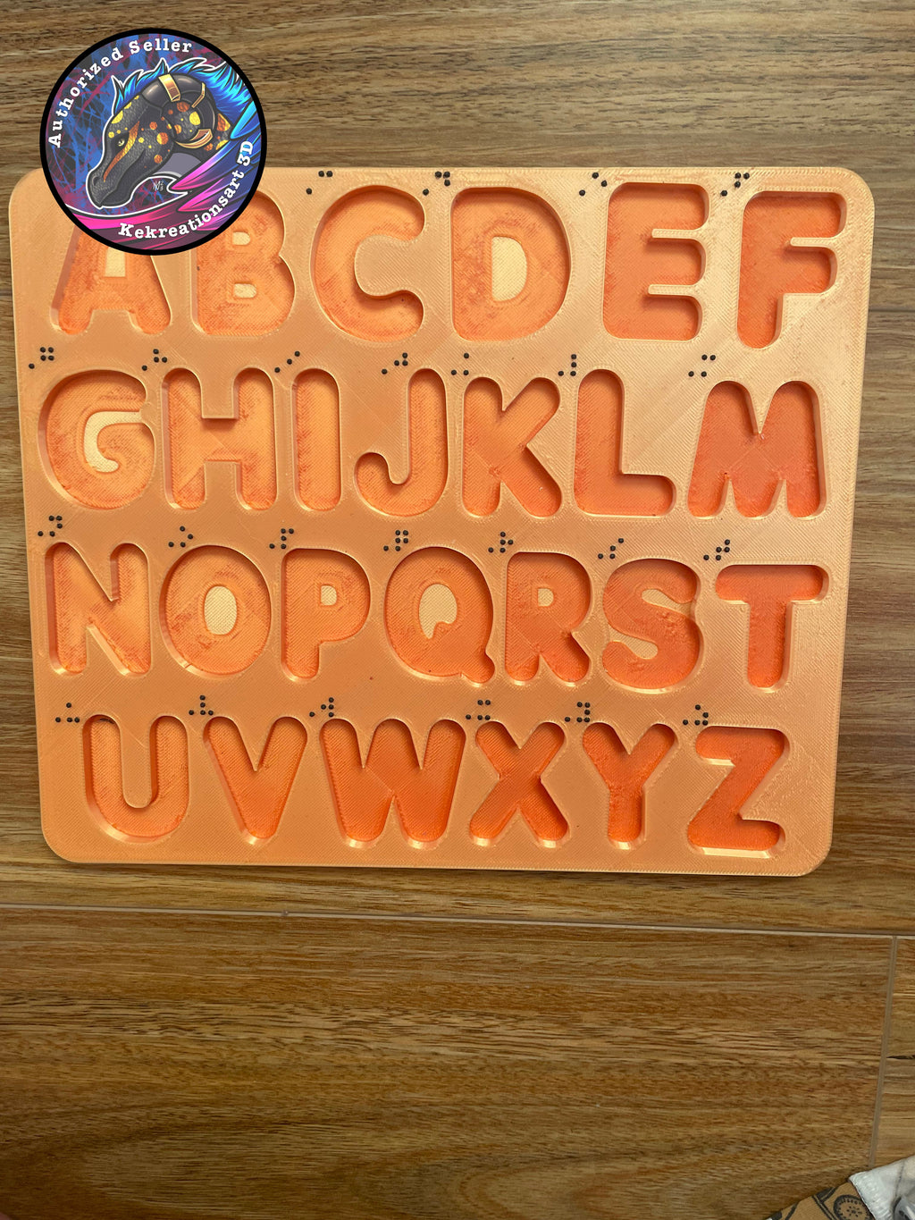 English Alphabet Puzzle - Braille version available