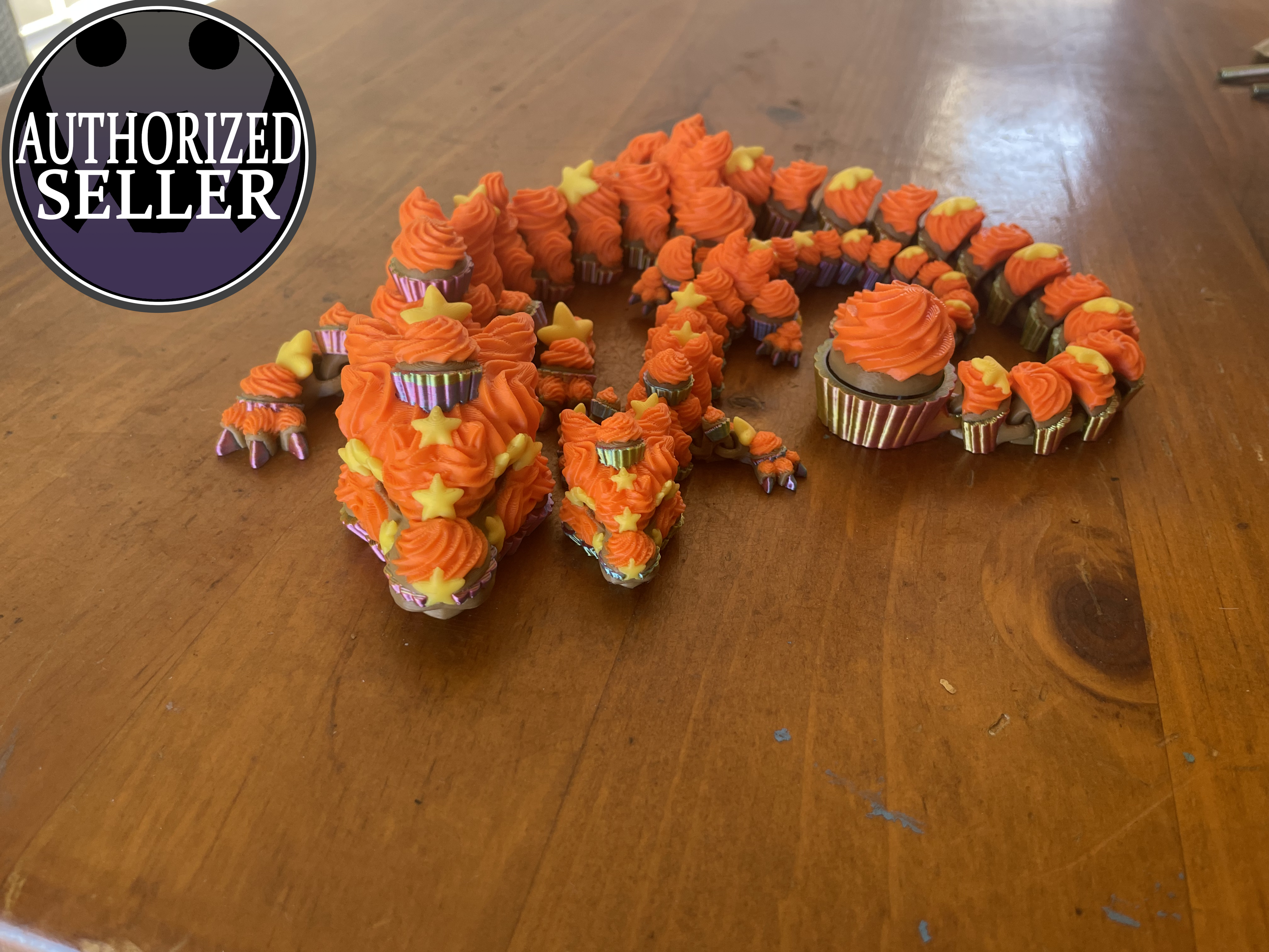 Birthday cake dragon adult