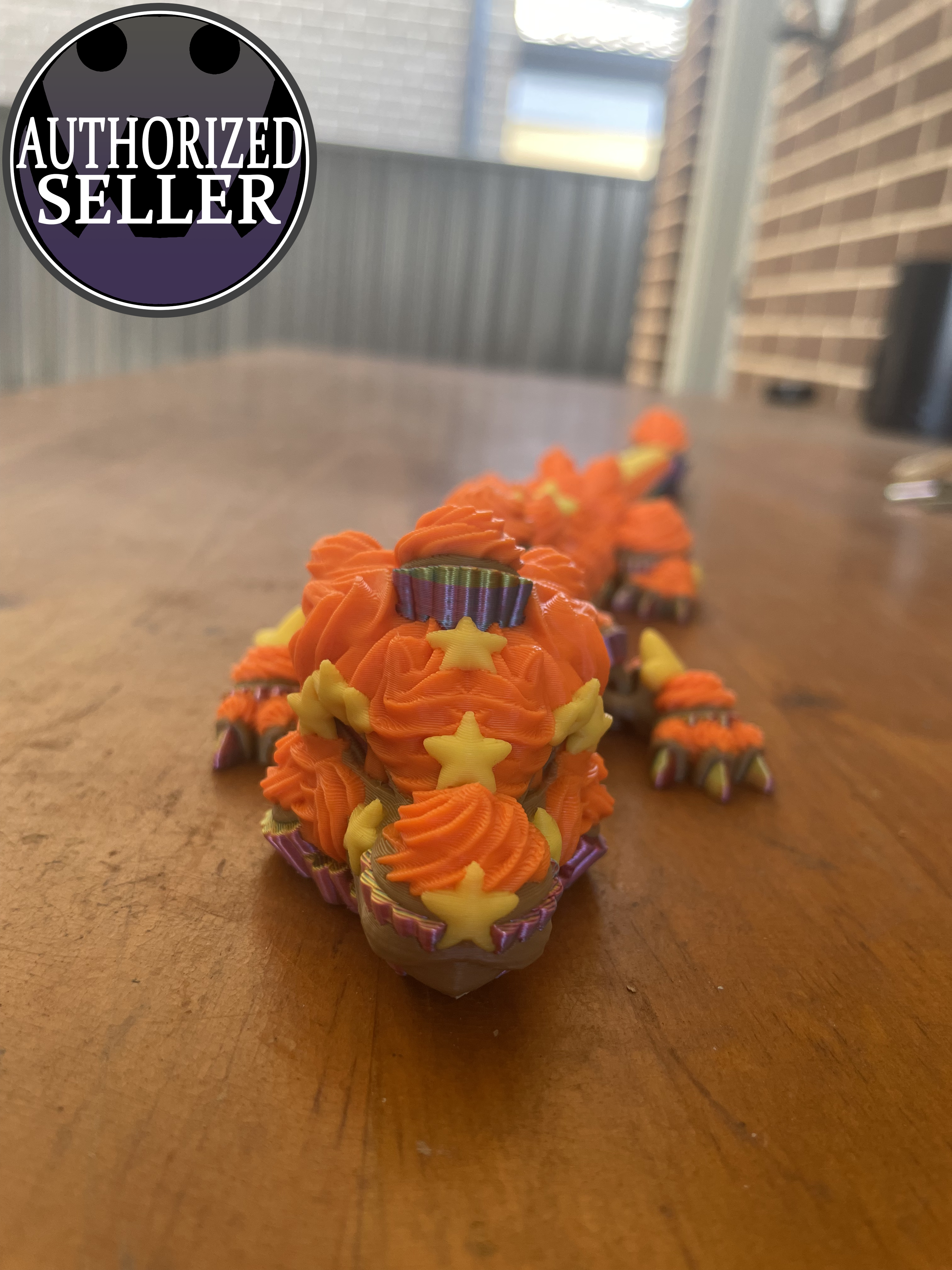 Birthday cake dragon adult