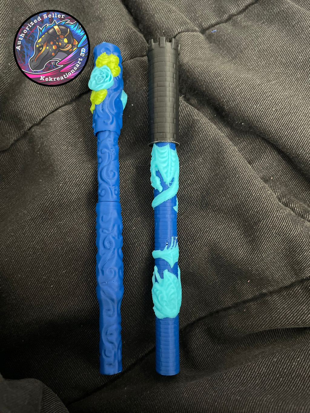 Themed Ballpoint Pens with replaceable cartidges set of 2