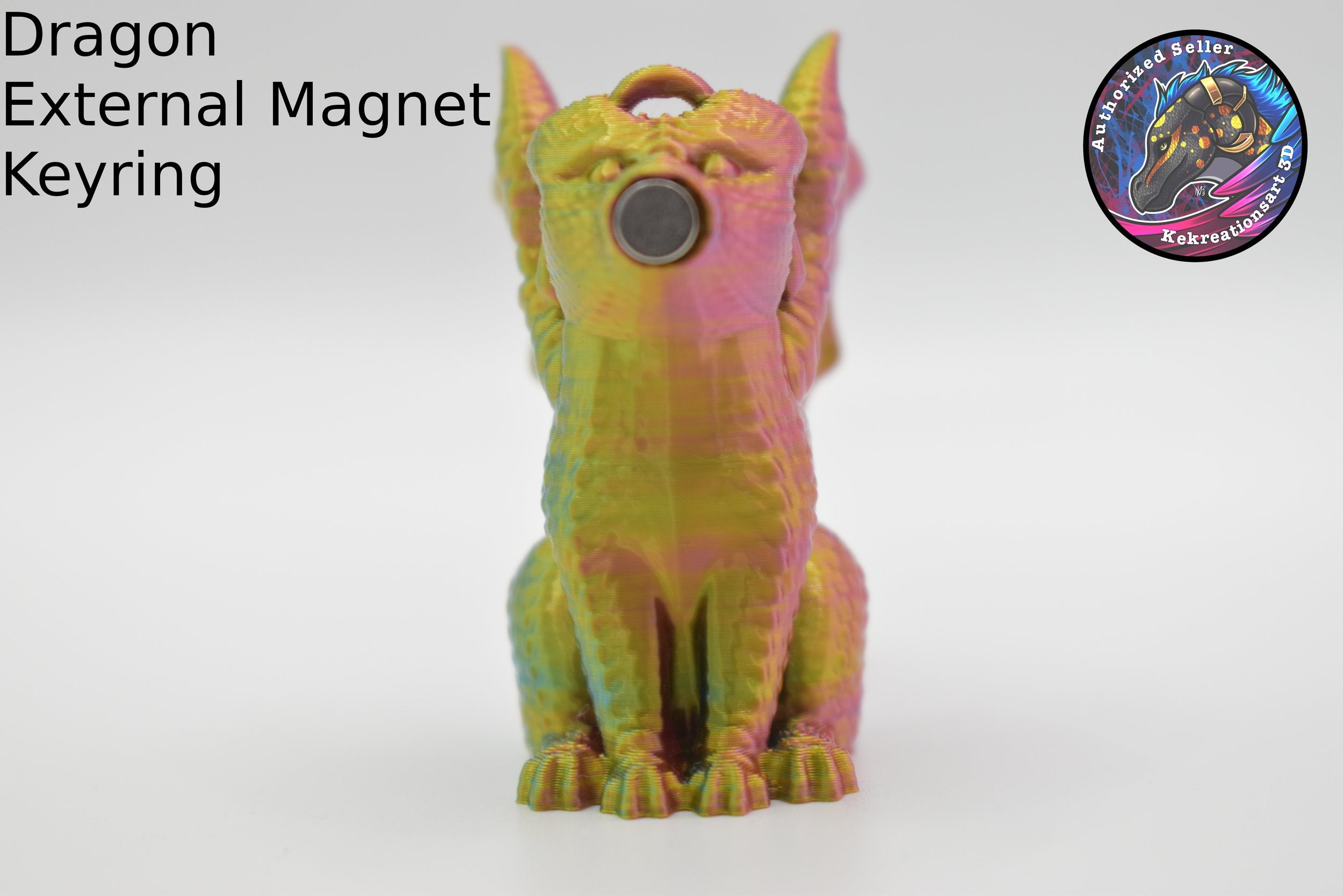 Dragon/Fox Magnet Kissing (Set of 2)