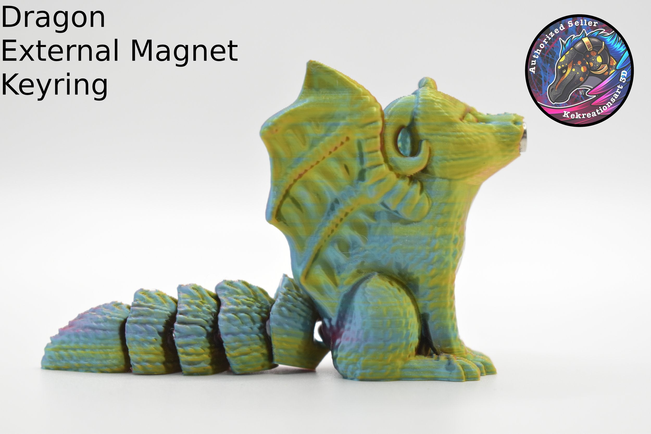 Dragon/Fox Magnet Kissing (Set of 2)