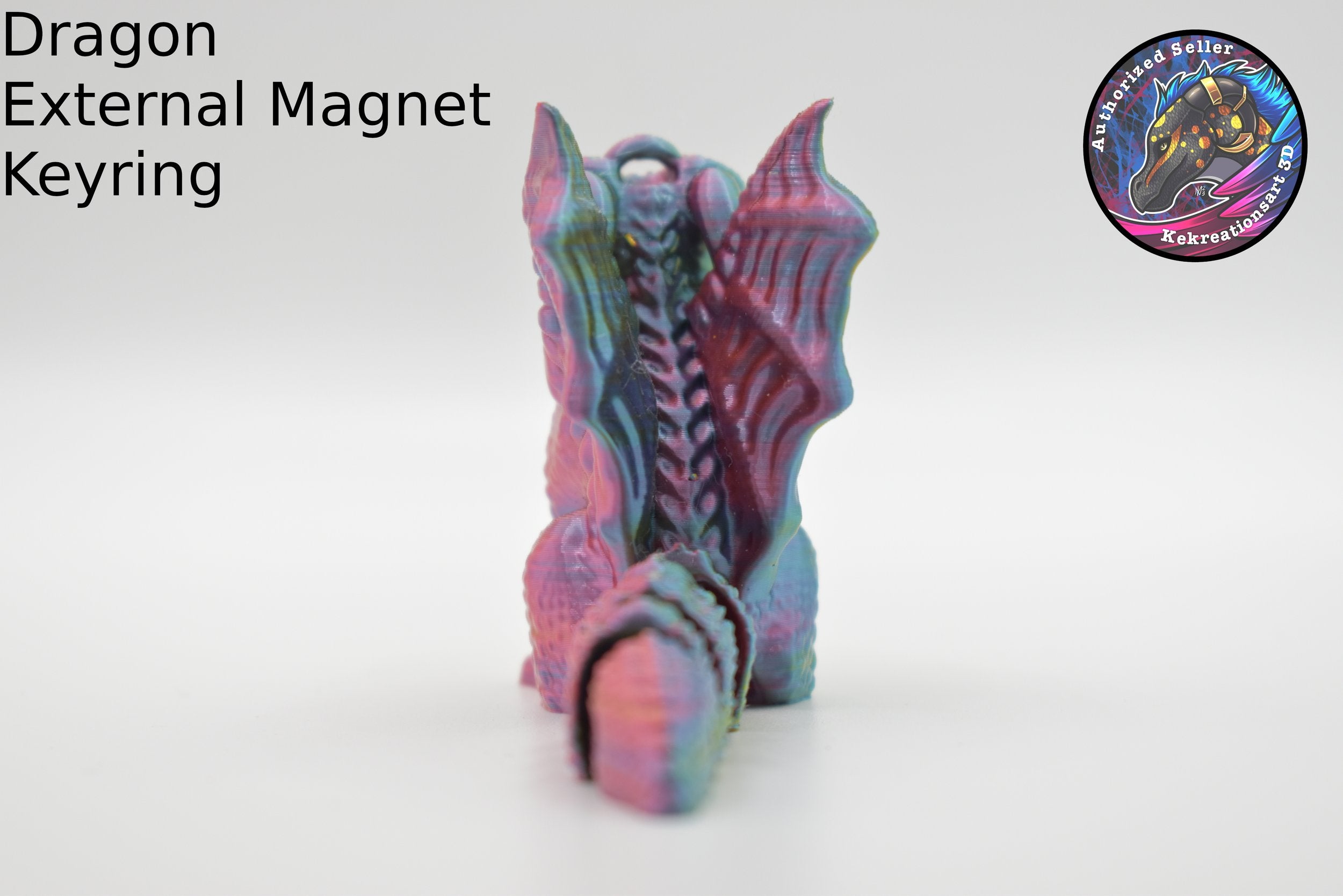 Dragon/Fox Magnet Kissing (Set of 2)