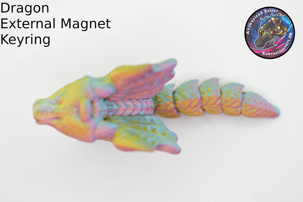 Dragon/Fox Magnet Kissing (Set of 2)