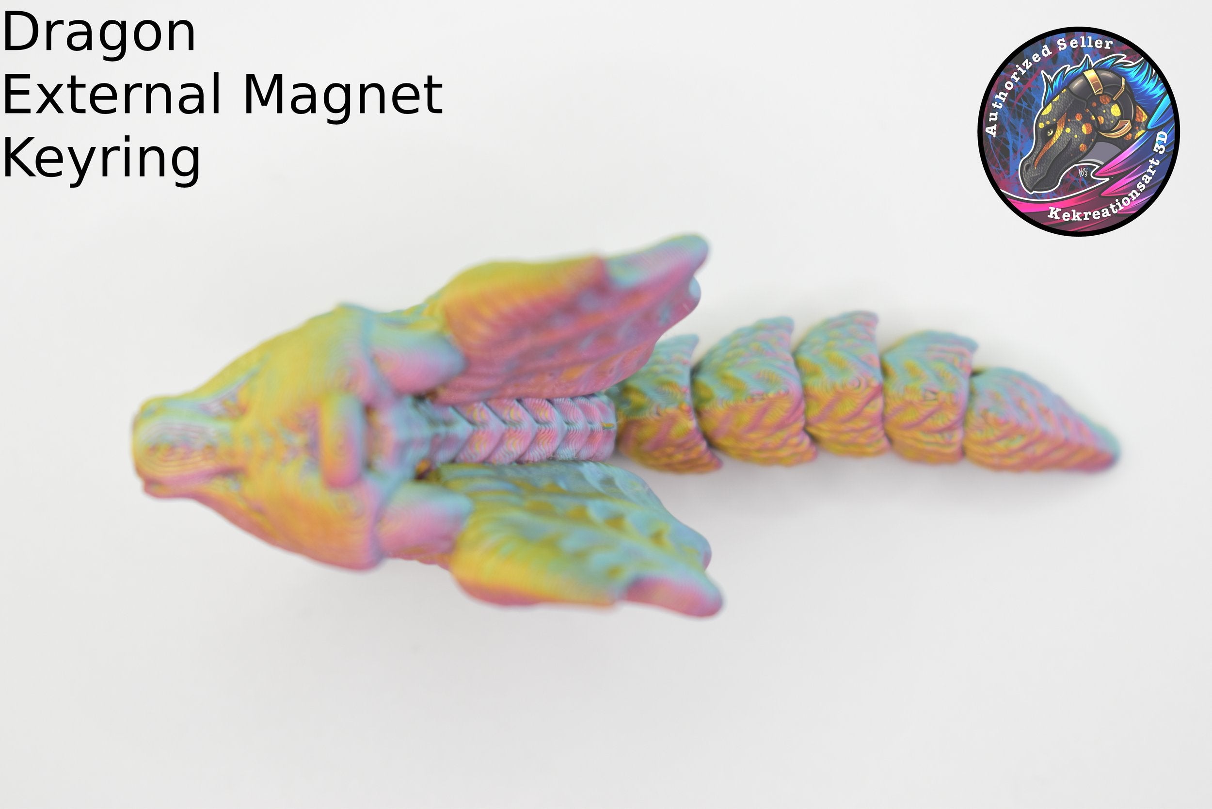 Dragon/Fox Magnet Kissing (Set of 2)