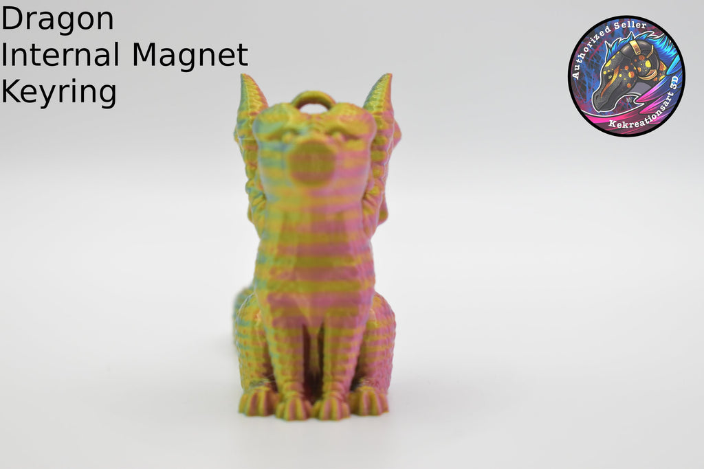 Dragon/Fox Magnet Kissing (Set of 2)