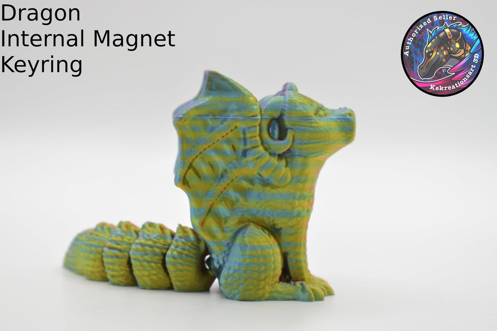 Dragon/Fox Magnet Kissing (Set of 2)