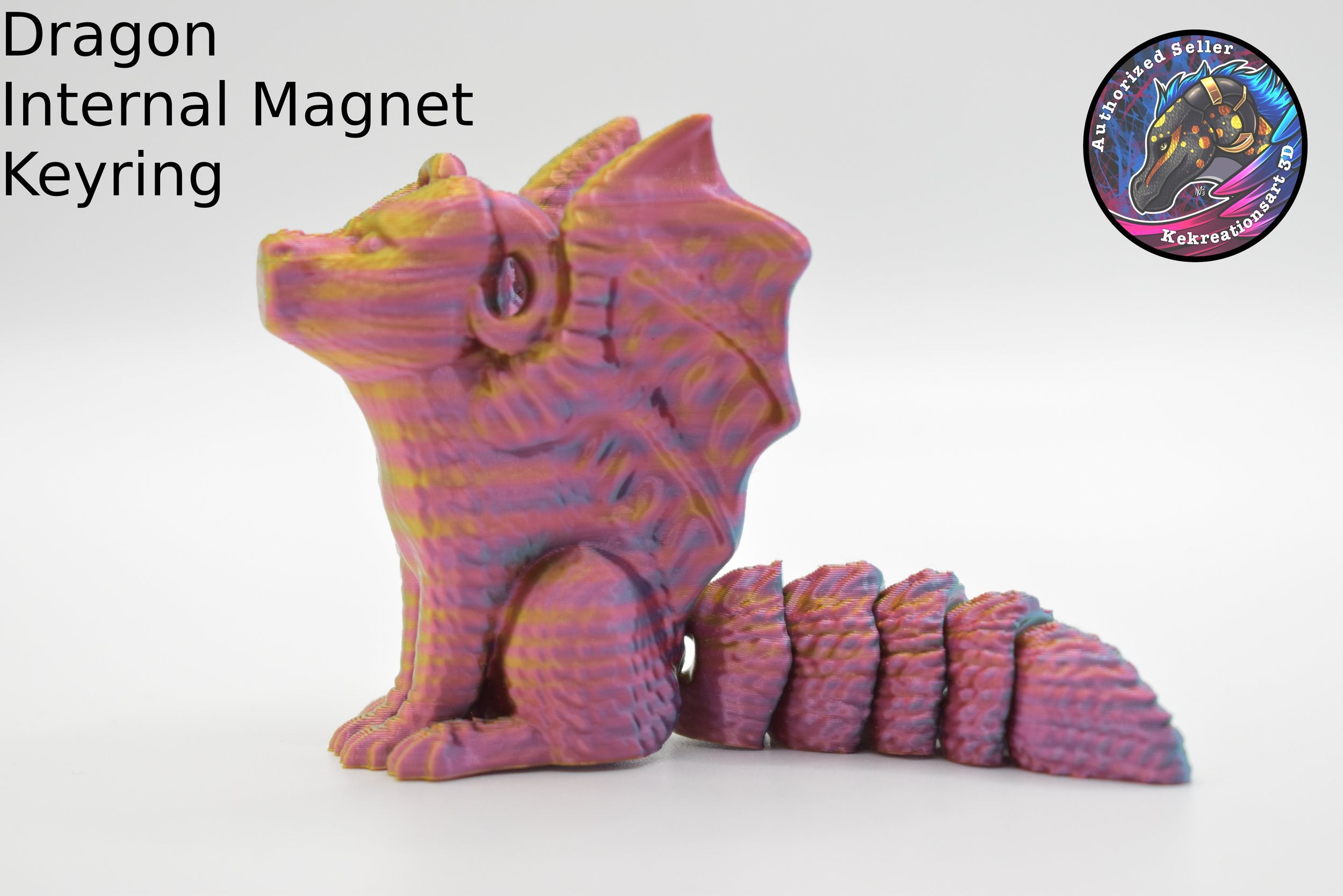 Dragon/Fox Magnet Kissing (Set of 2)