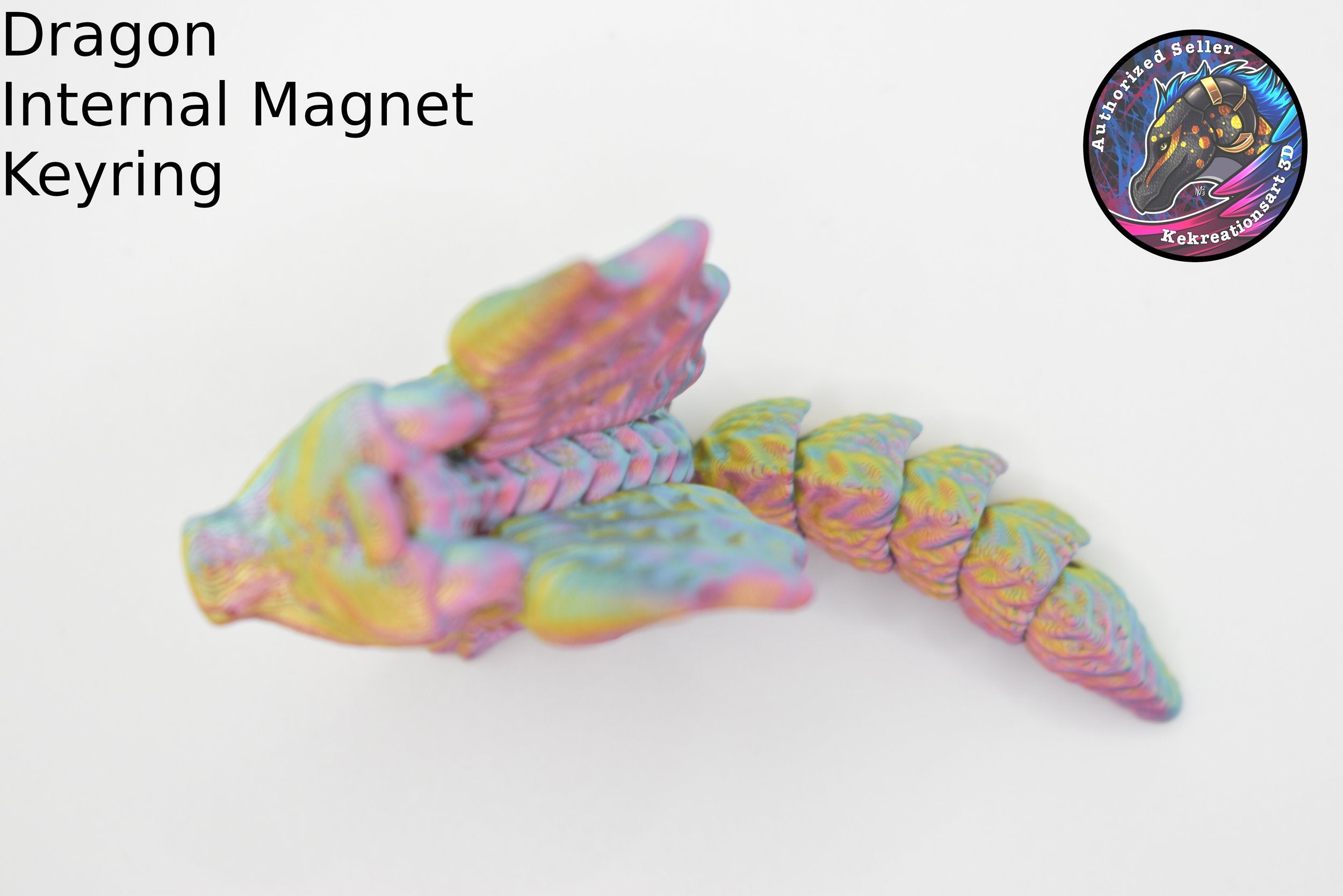 Dragon/Fox Magnet Kissing (Set of 2)