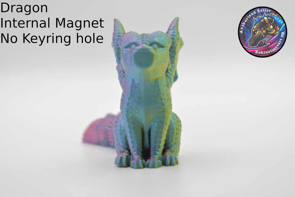 Dragon/Fox Magnet Kissing (Set of 2)