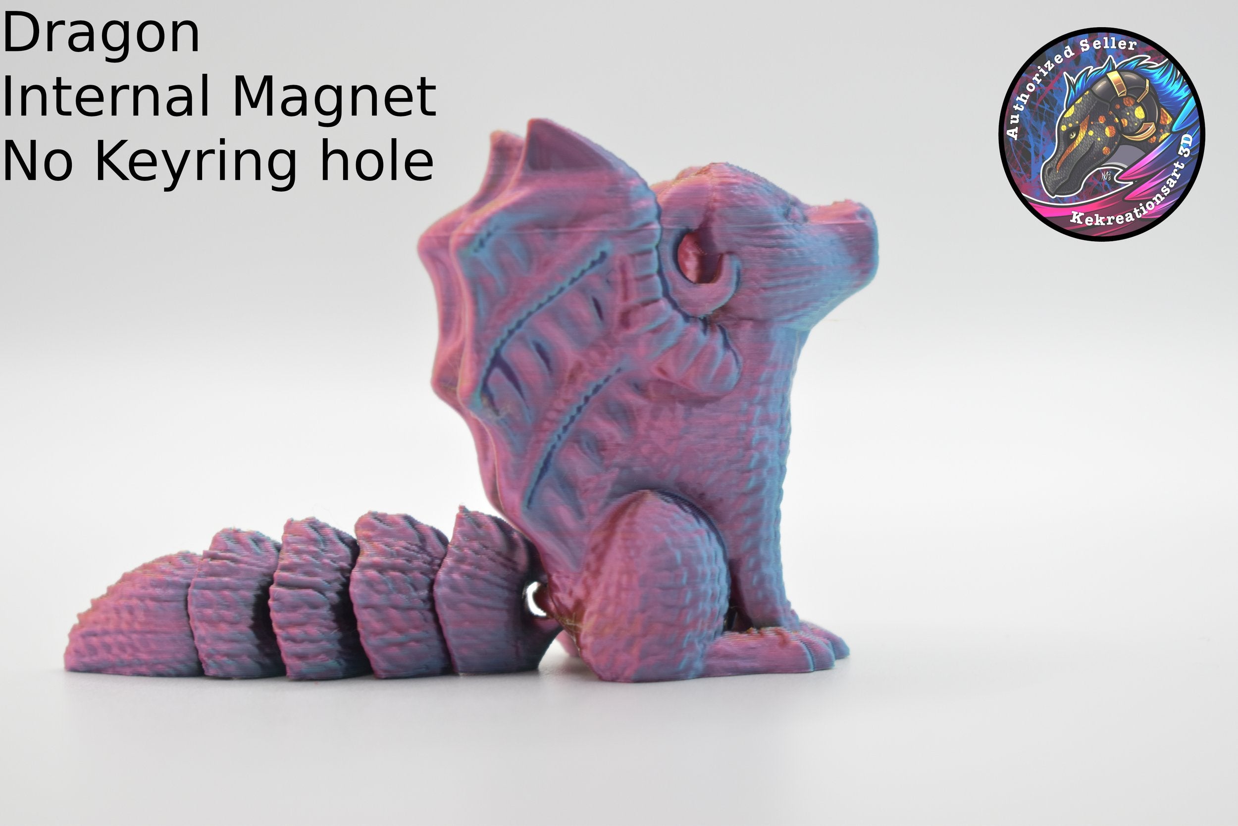 Dragon/Fox Magnet Kissing (Set of 2)