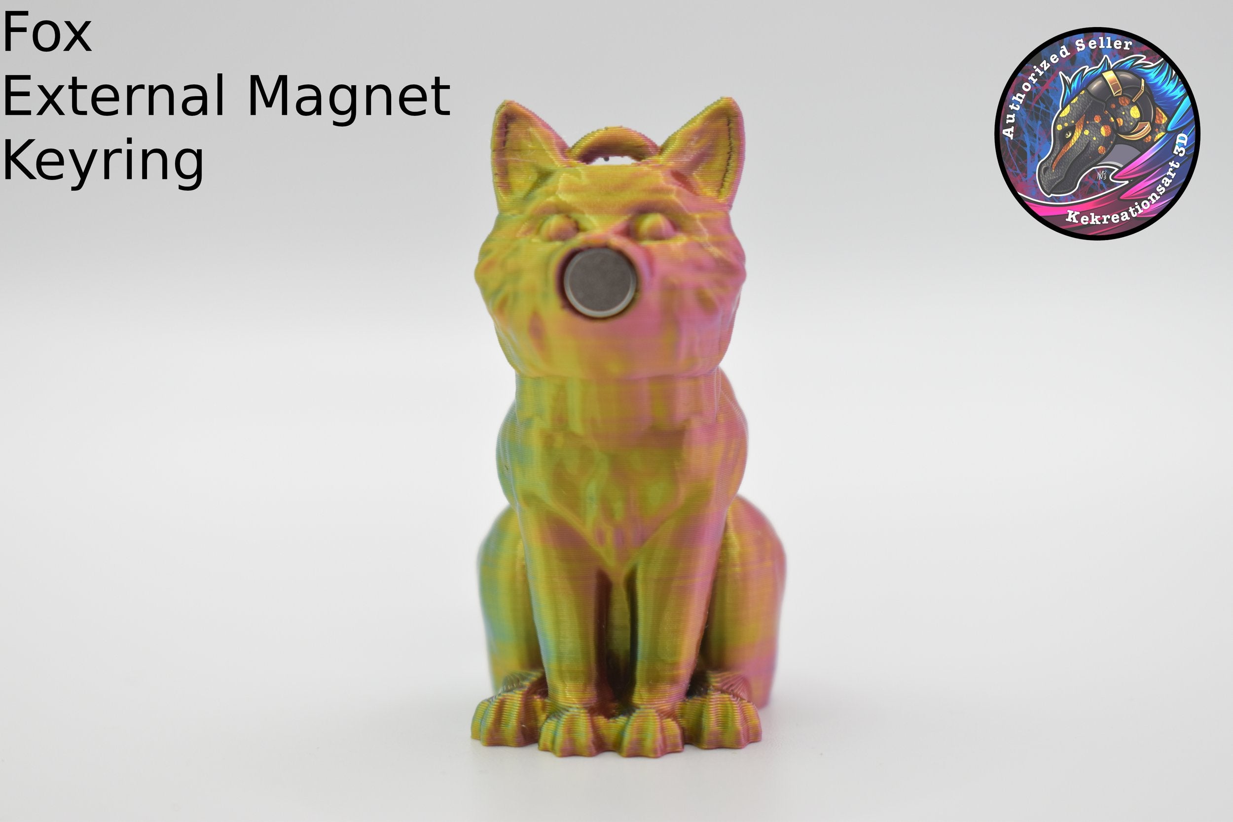 Dragon/Fox Magnet Kissing (Set of 2)