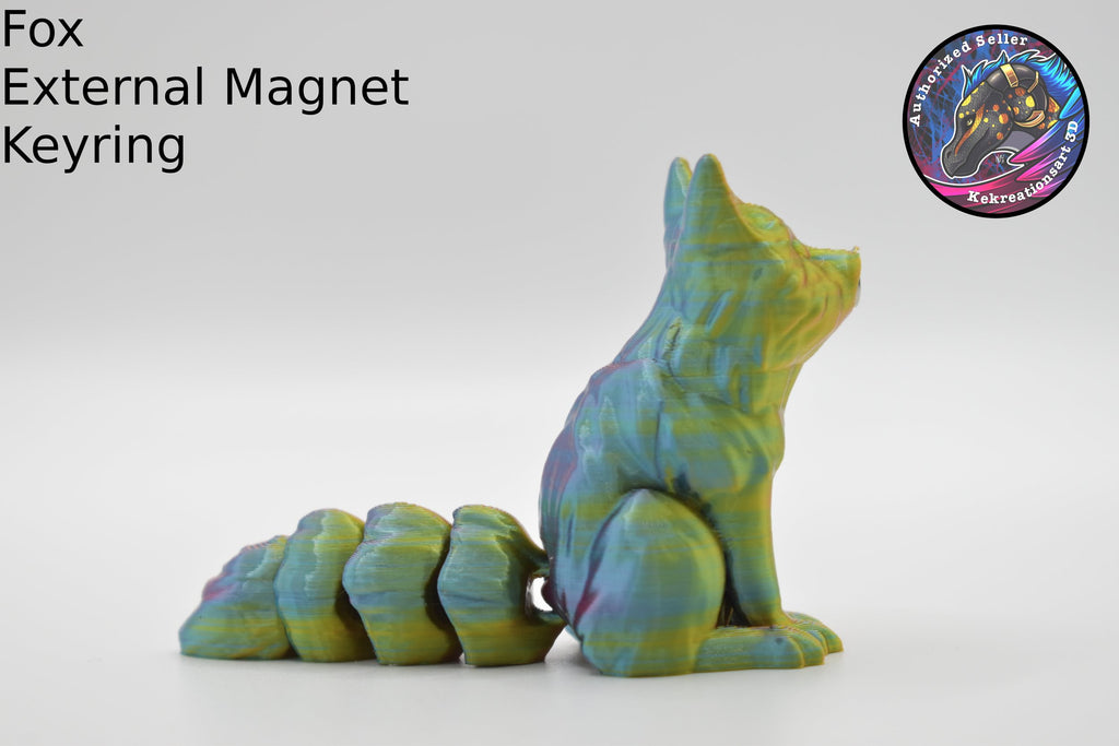 Dragon/Fox Magnet Kissing (Set of 2)