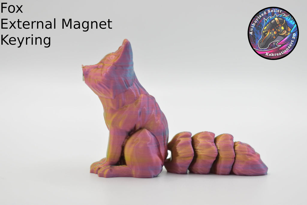 Dragon/Fox Magnet Kissing (Set of 2)