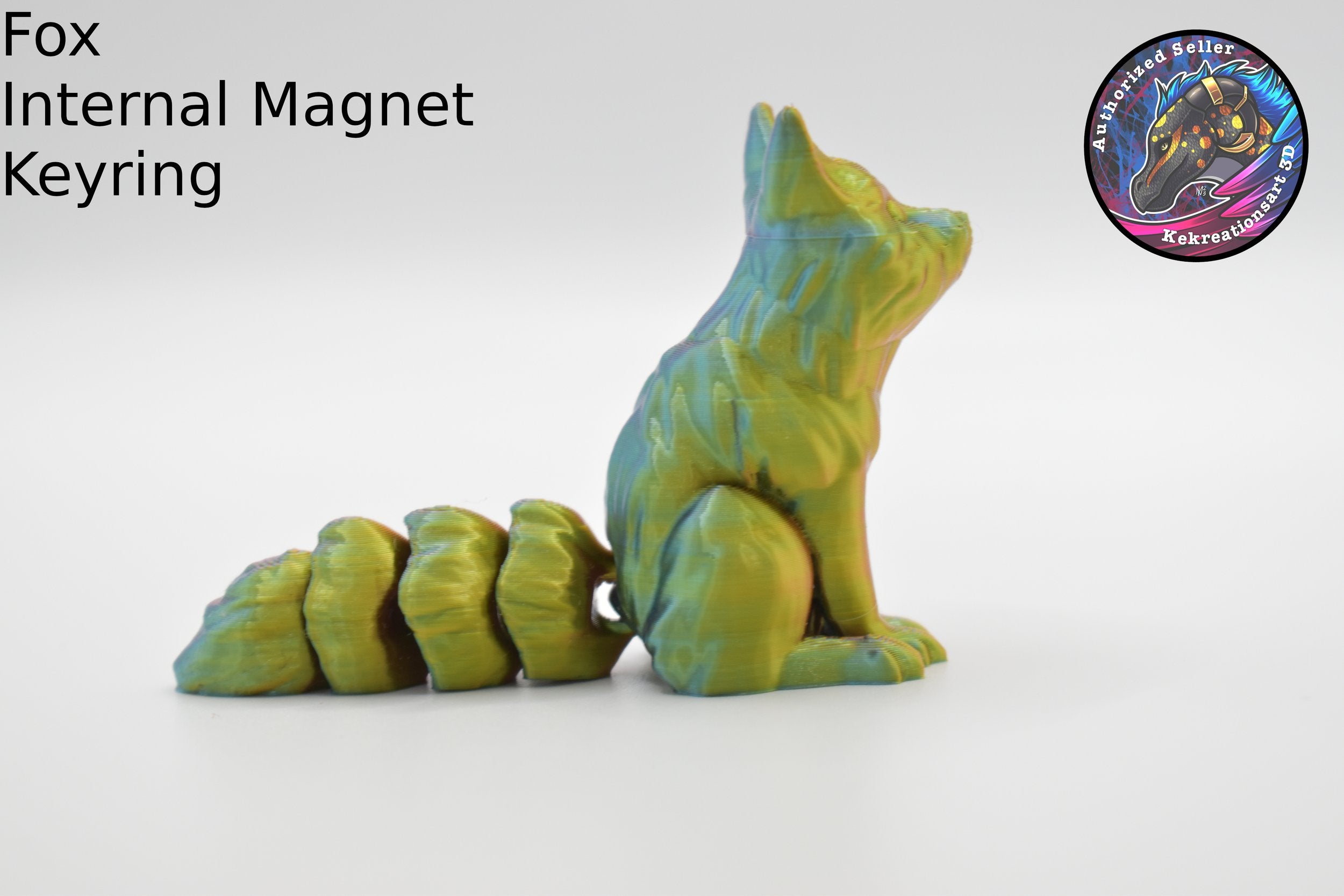 Dragon/Fox Magnet Kissing (Set of 2)