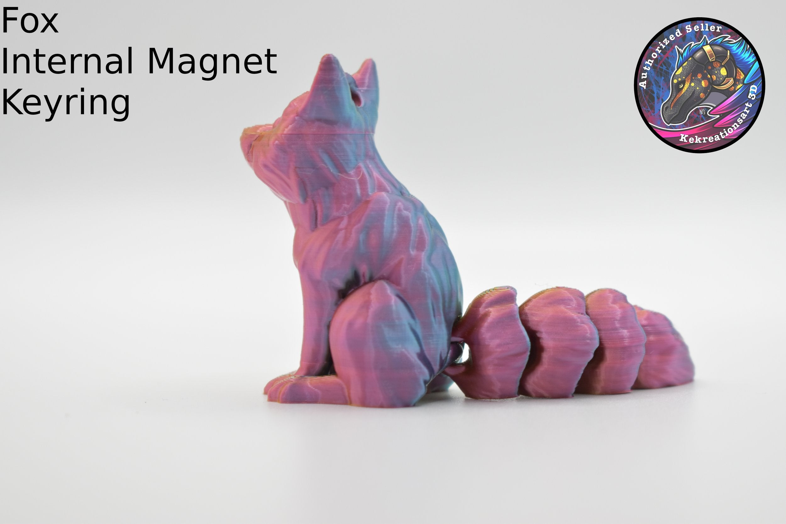 Dragon/Fox Magnet Kissing (Set of 2)
