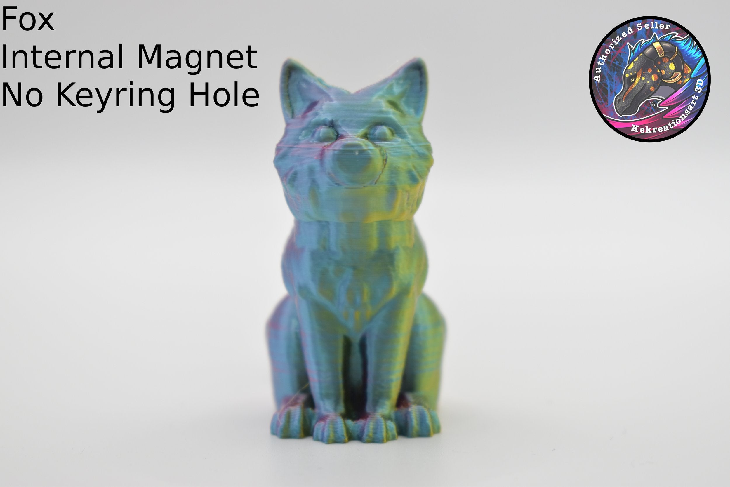 Dragon/Fox Magnet Kissing (Set of 2)