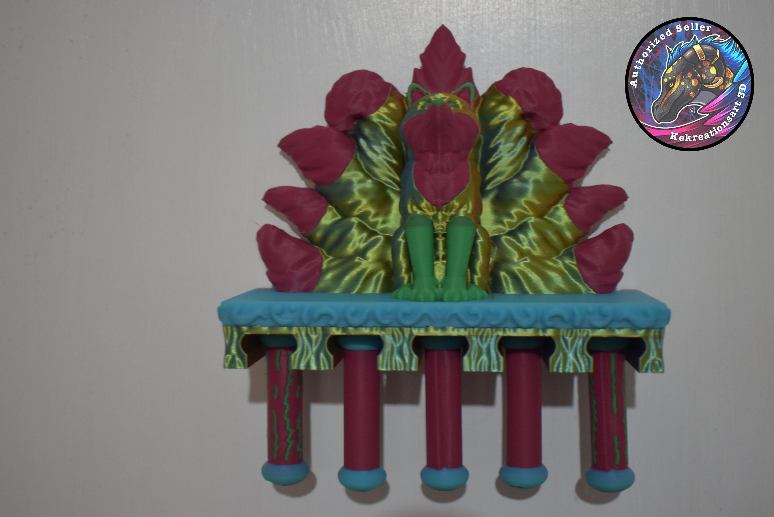 Kitsune wall mount key holder