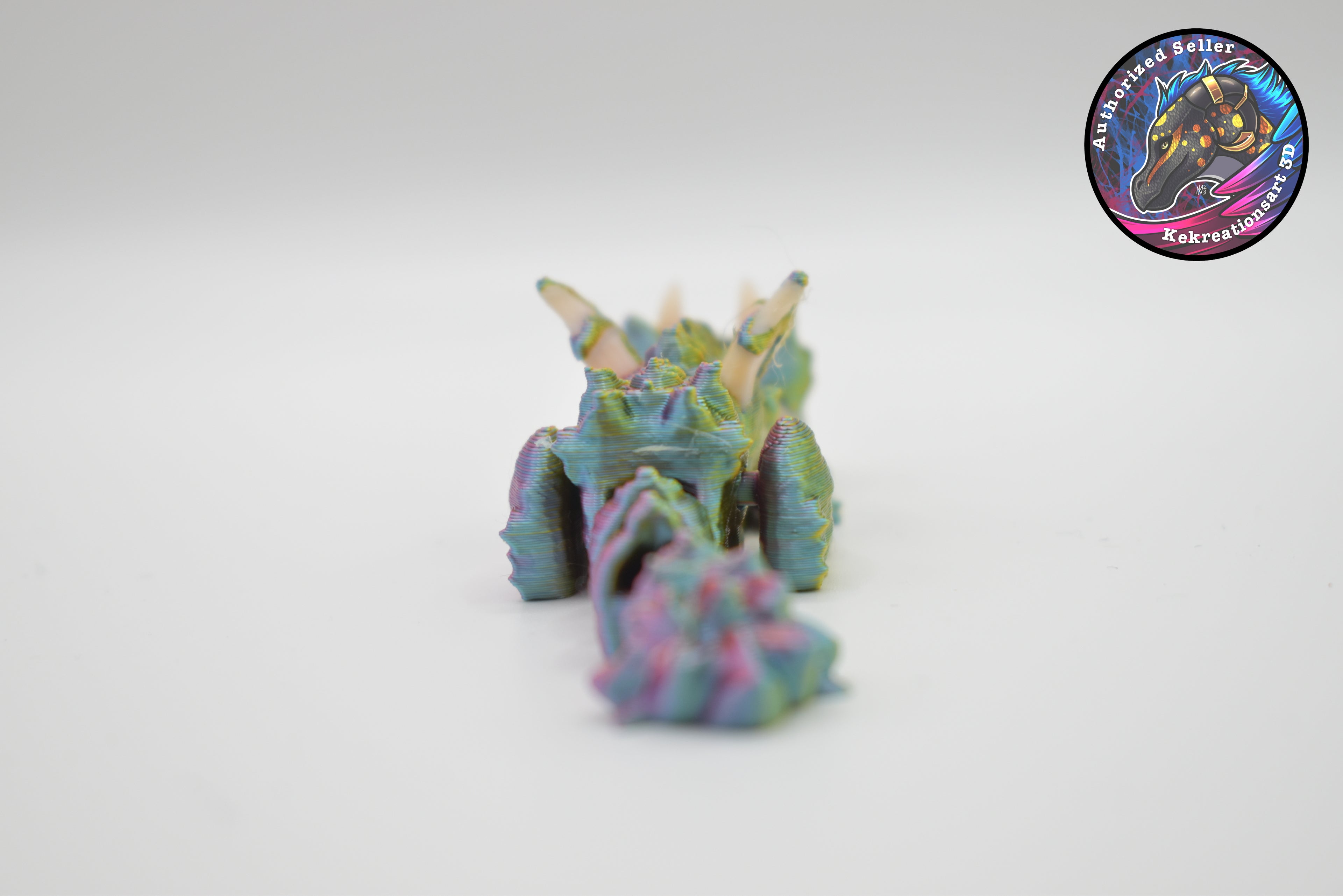 Animal Scruffed Keyring
